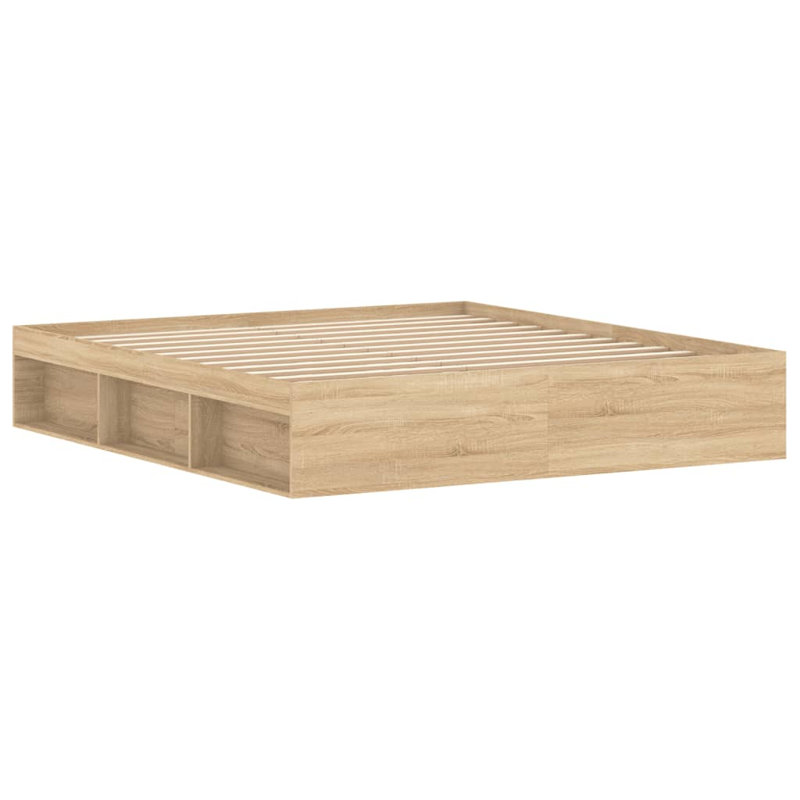 Afriani Storage Bed, Sonoma Oak, Super King (6')