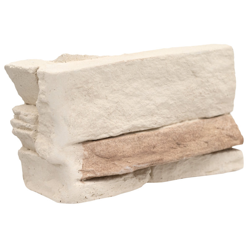 Terraforma 9 in. x 20 in.Manufactured Stacked Stone Ledger Corner Wall Tile, Haven Page