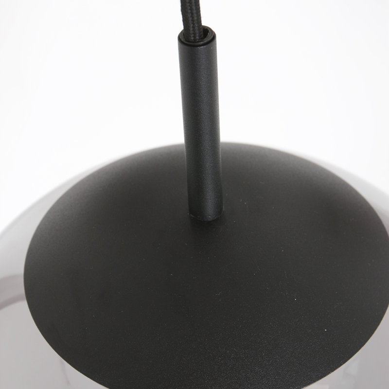 Caddell 3 - Light Black Jar Pendant