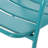Chair In Teal Iron: Relax And Rejuvenate, 24.7 In. Deep, 27.22 Wide, 24.69 High, 13.99 Lb Iron For Relaxing Moments, Depth, Width, Height,