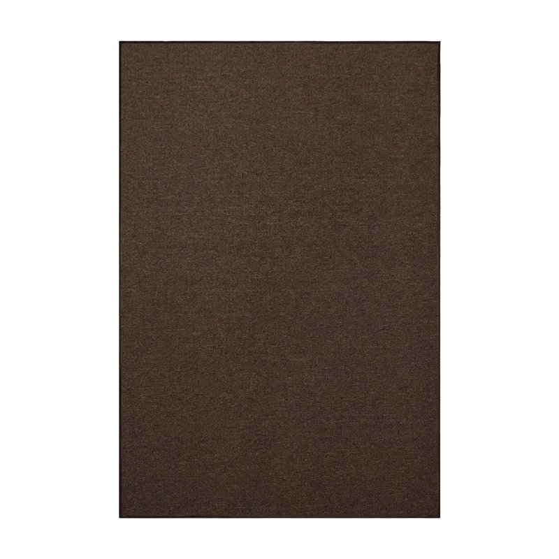 Amoritta Furnish my Place Modern Indoor/Outdoor Commercial Solid Color Rug - Pet and Kids Friendly Rug, Stain Resistant, Floor Carpet for Living Room & Hallway, Wedding - Chocolate