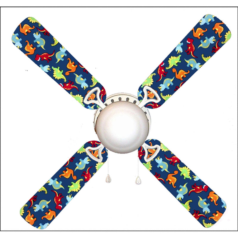 Ventilateur de plafond à 4 pales 42 po avec chaînette et ensemble d’éclairage inclus Smartt