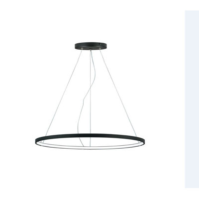Firger 1 - Light Black LED Single Pendant