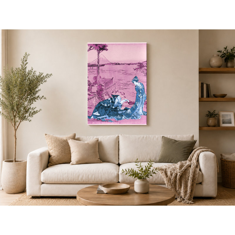 Scène de Chushura (47 Ronin) - Portrait, art mural sur toile, 12" W x 18" H