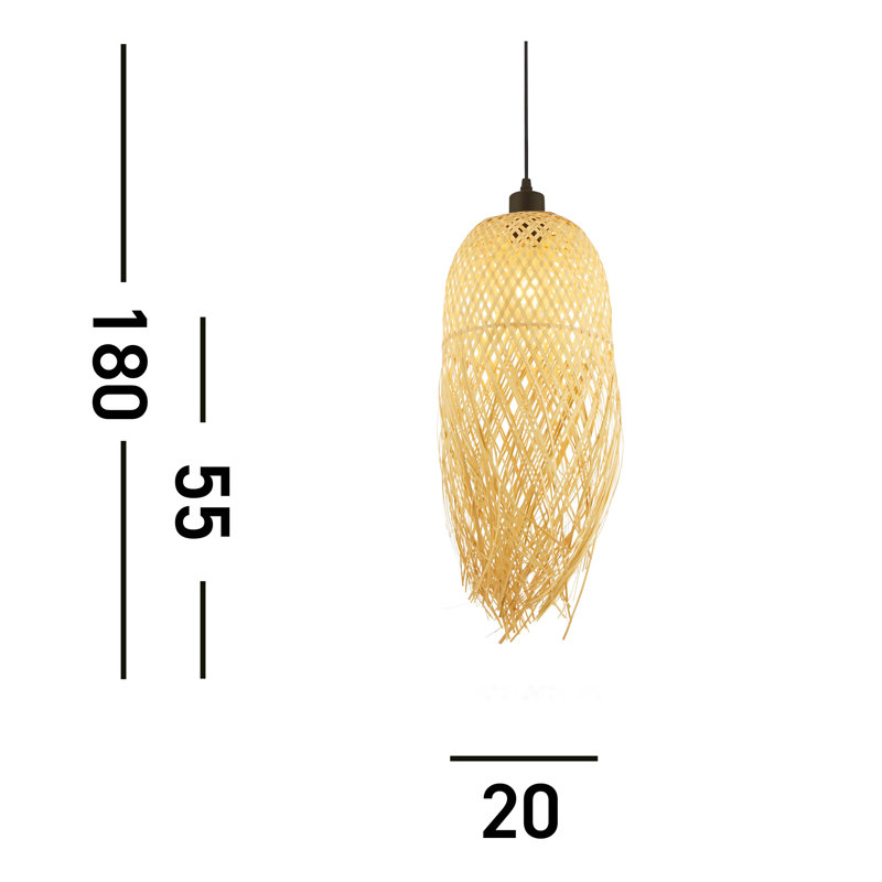Sereno 1 - Light Black Simple Pendant