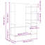 Clothes Rack With Shelf 120 X 44 X 160 Cm Engineered Wood-880567905