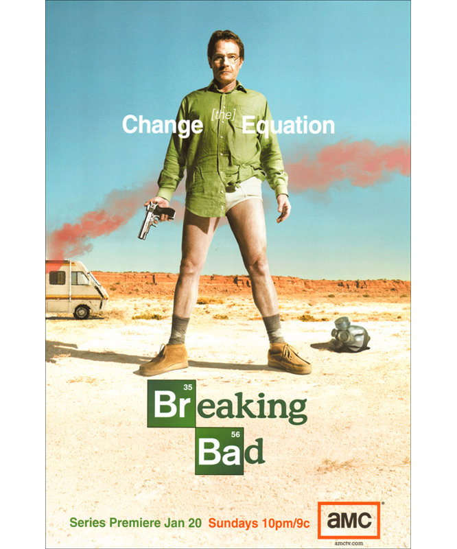 Breaking Bad, H 18 po x l 12 po