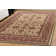 Tapis de zone crème/rouge Mishawaka