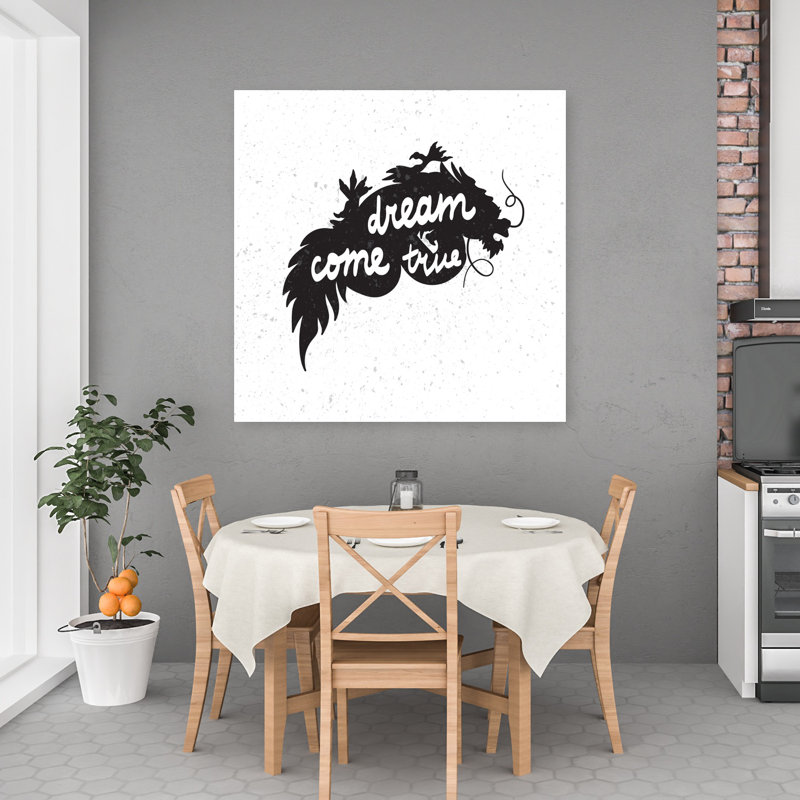 «Dream Come True Dragon», art mural contemporain, H 48 po x l 48 po
