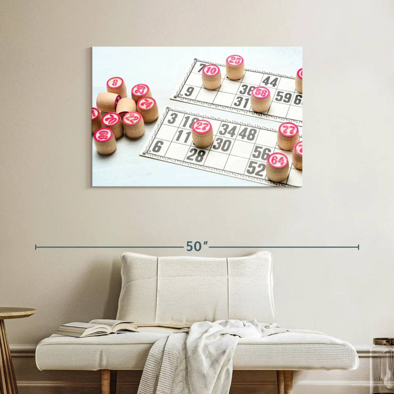Senne Bingo Game, 26" H x 39" W