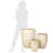  Regal Vase - Set of 3 A,B,C - Antique Cream
