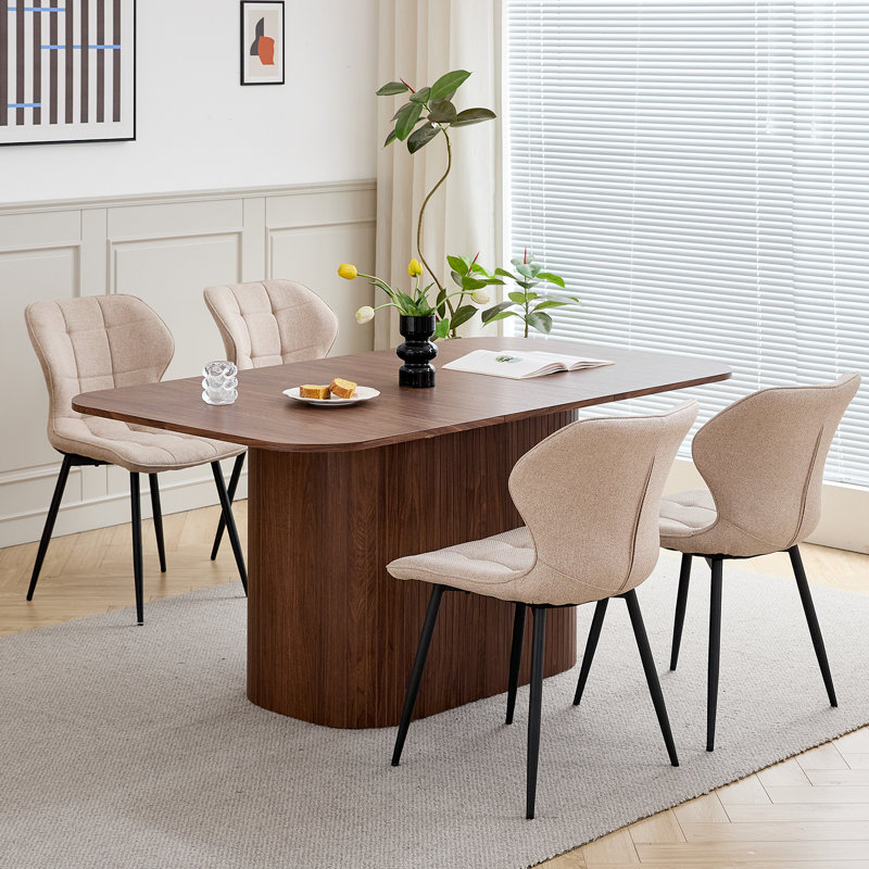 Dining Table, Dark brown