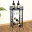 Buenrostro Floor Wine Bottle Rack Black