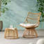 Chaise et table d'appoint Elaine