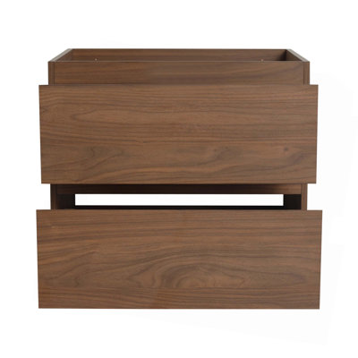 Meuble-lavabo mural en bois