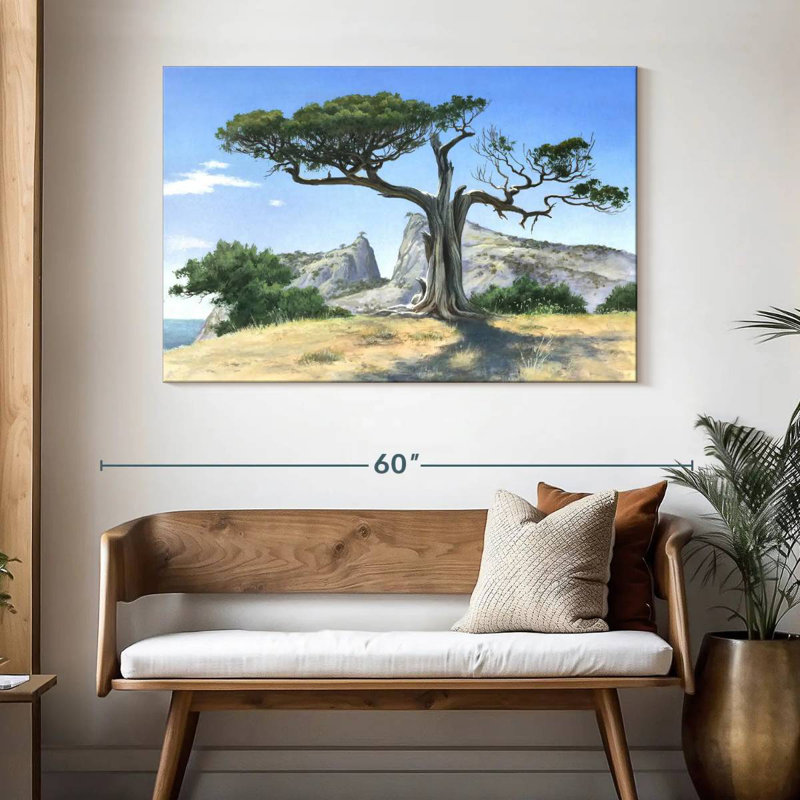 Harnek Juniper Tree By The Cliff