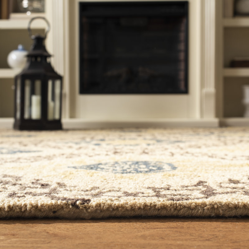 Tapis oriental en laine touffeté à la main Dunbar, Rectangle 2 pi x 3 pi
