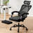 Mesh Office Chair With Footrest & Headrest-2108736606