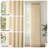 Memory‑Set Linen Textured Light‑Filtering Privacy Curtains for Living Room, Hook Pleat Design(Set of 2)-1591379948-1591379944