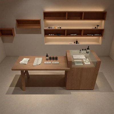Simple and elegant women's clothing display cabinet, featuring both practical storage functions and fashionable design style