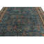 Tapis traditionnel bleu et vert 9 x 12
