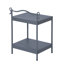 Lugo 45cm W Metal Bedside Table