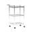 Akif Metal Bar Cart