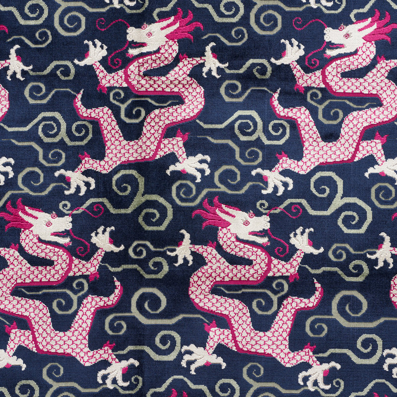 Bixi Velvet Fabric, Sapphire