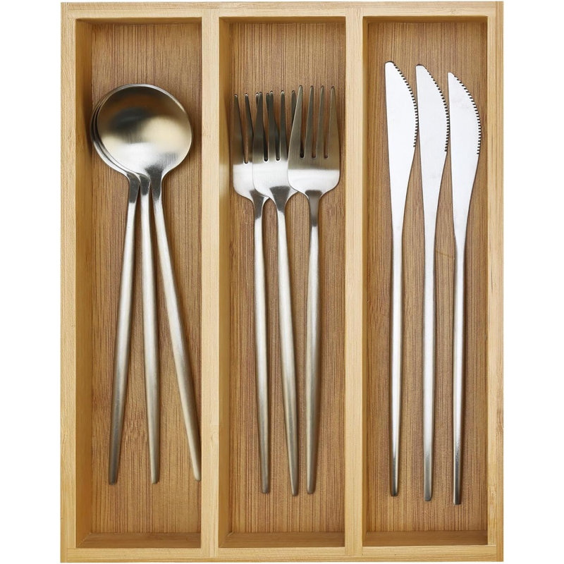 Porte-ustensiles de cuisine en bambou
