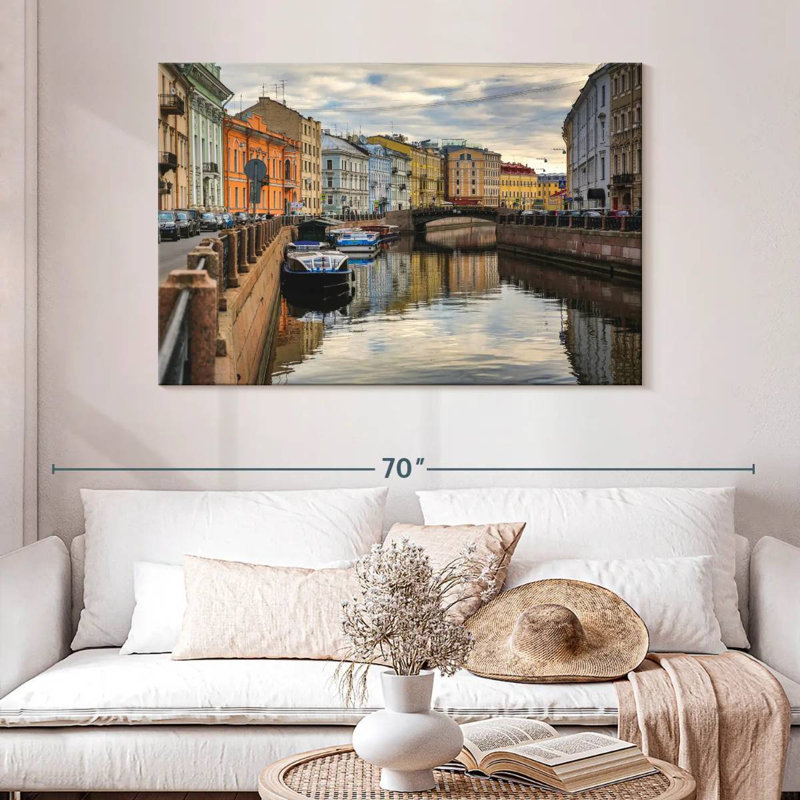 Kavia Griboyedov Canal, Saint-Pétersbourg, H 32 po x l 48 po