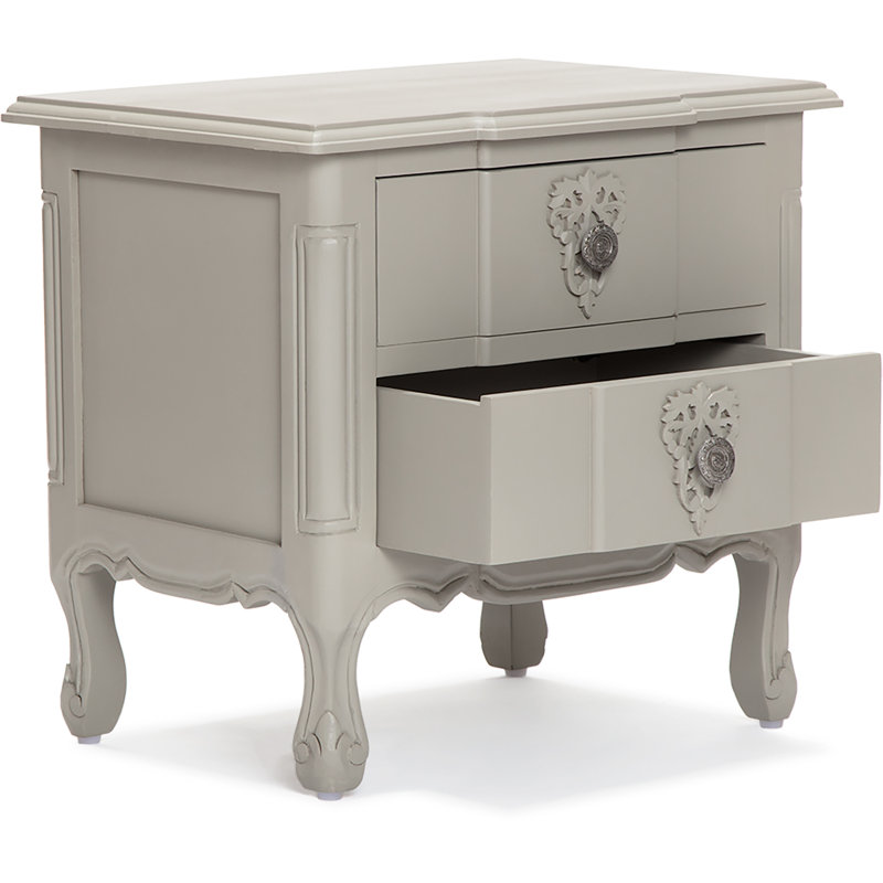  Maslow End Table Nightstand with Drawers