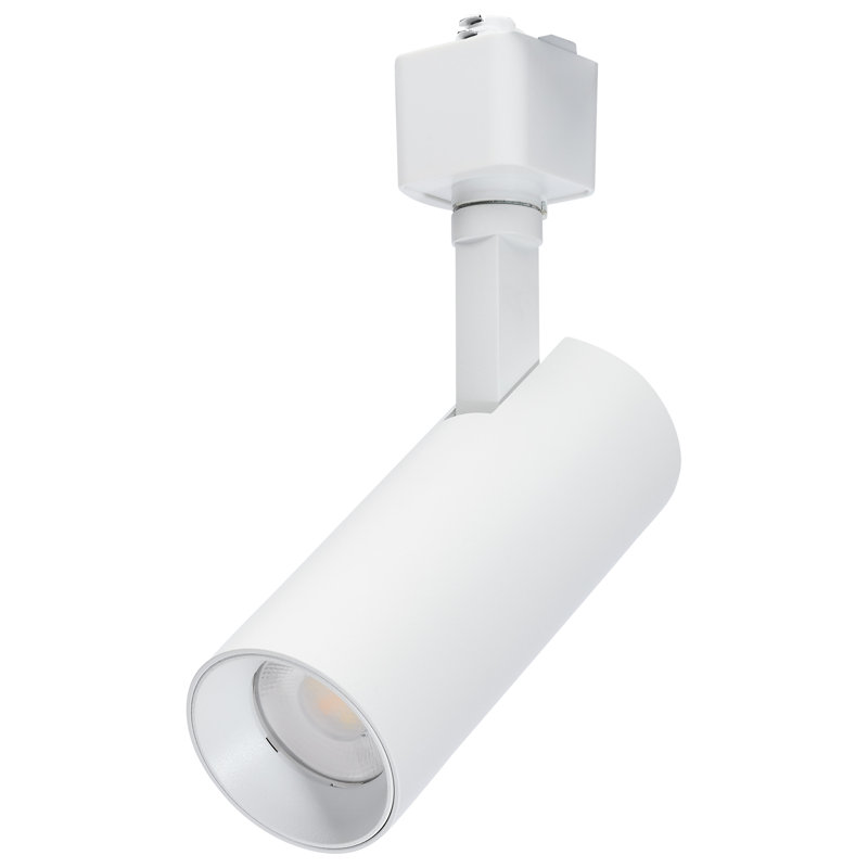 10 Watt LED Track Head 48 Degree Beam Spread 5 CCT Selectable, Matte White