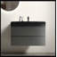 Meuble-lavabo de salle de bain avec lavabo, grand meuble-lavabo flottant mural-97891087-97891090