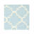 Mccall Hand Woven Flat Weave Wool/Cotton Geometric Rug in Light blue/Ivory-1180152431
