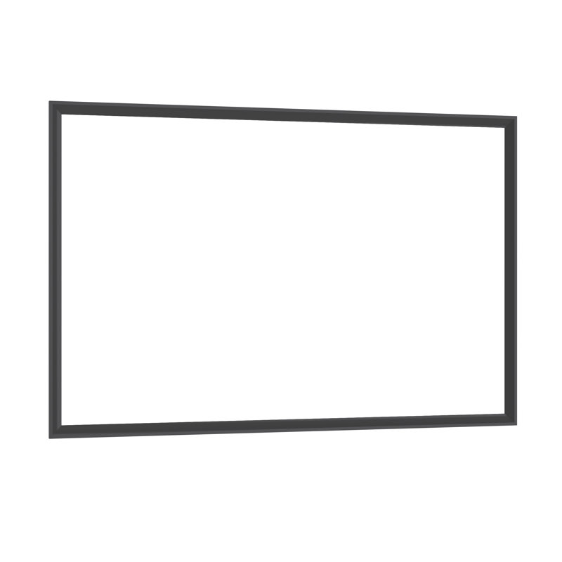 Miroir de salle de bain moderne et rectangulaire, grand miroir mural décoratif, H 40 po x l 60 po, Noir