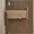 Fully Assembled 36''  Light Coffee Freestanding Single Sink Bathroom Vanity With Wood Construction -756995429