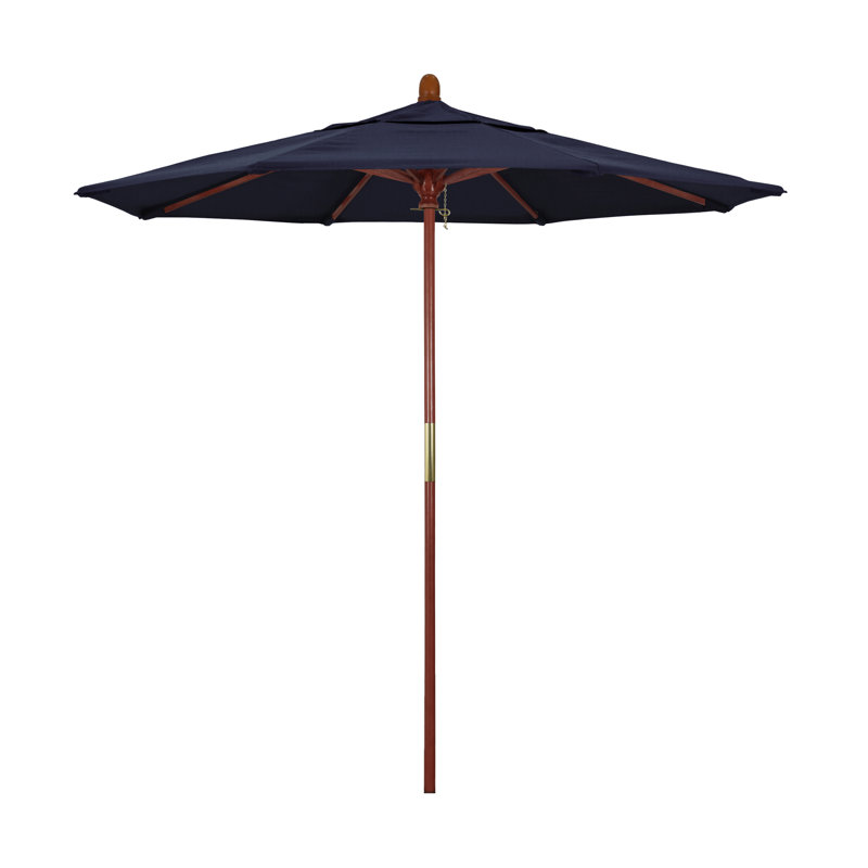 Parasol de marché octogonal 7,5 'x 7,5' Manon, Toile performance bleu marine
