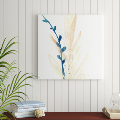 Botany Gesture IV by June Erica Vess - Wrapped Canvas Painting