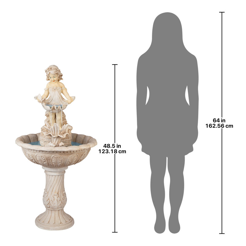 Abigail's Apron Sculptural Floor Fountain