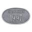 Date 2-Line Wall Address Plaque-693722601