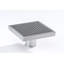 Drain de douche carré en acier inoxydable 6 po x 6 po noir mat-85194552-85200410
