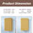 14 In. W X 12 In. D X 24 In. H Plywood Light Oak Linen Cabinet