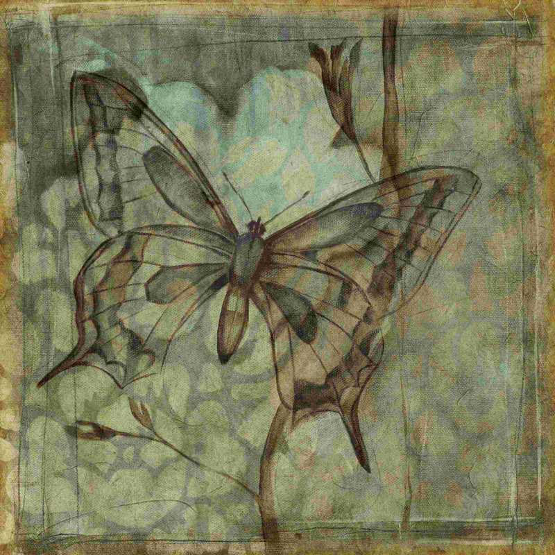 Petites ailes éthérées IV, H 20 po x l 20 po