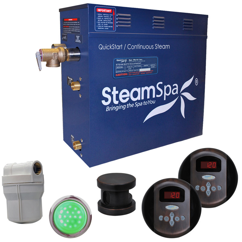 9 Steam Generator Package, Oil Rubbed Bronze