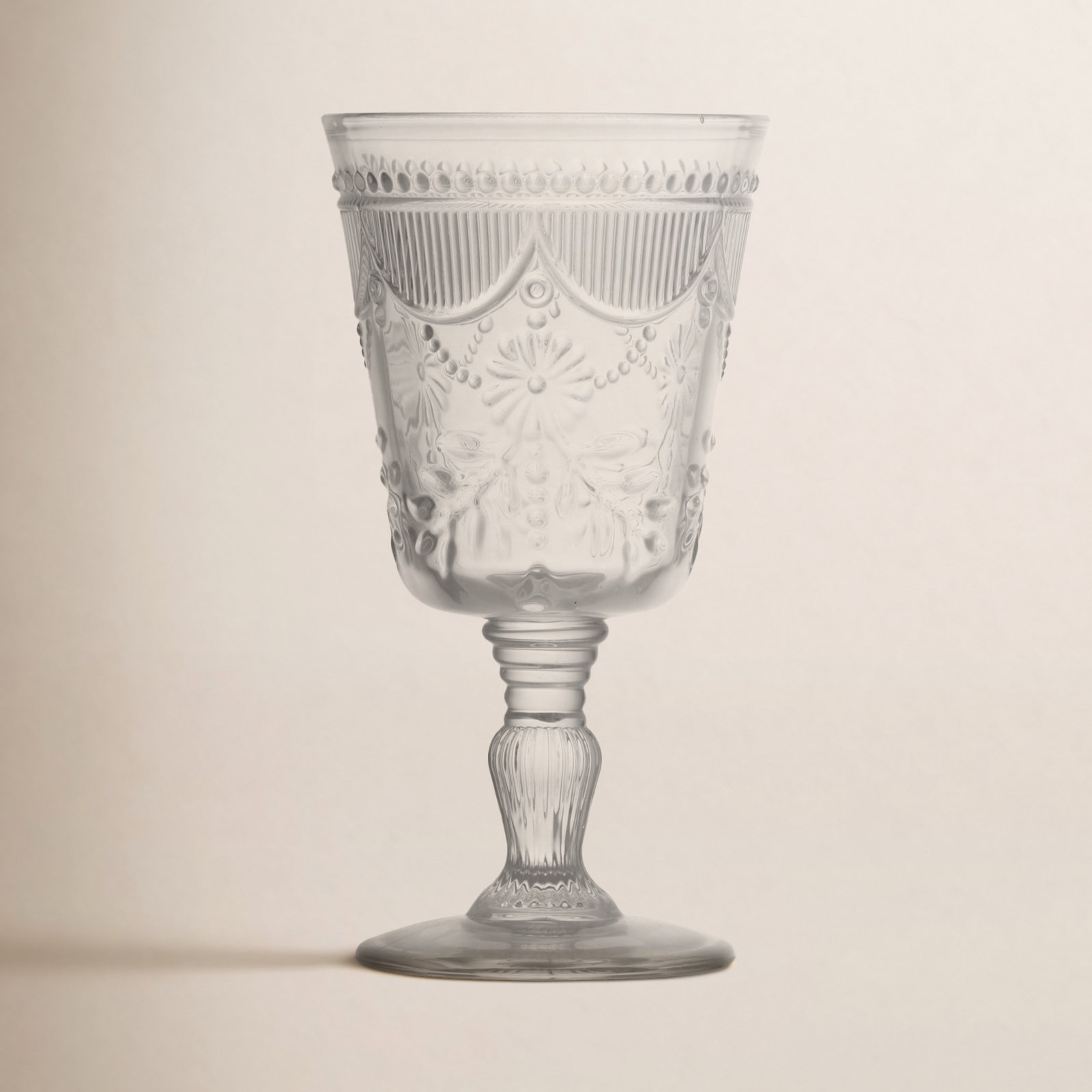 Debutante Glass Goblet, Clear