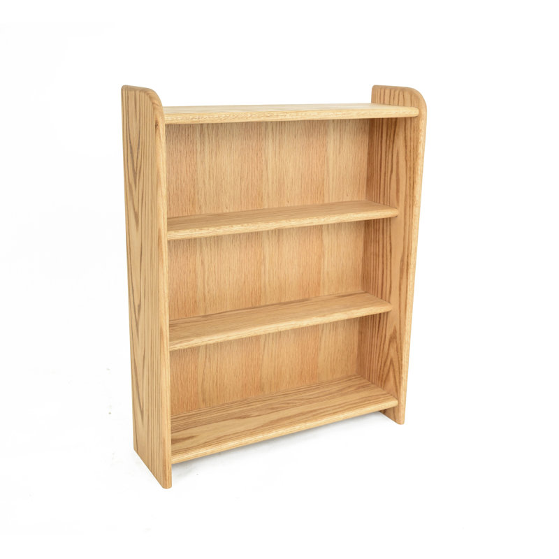 Shelf-Style Wooden DVD/VHS Rack - 07 Series, Clear, 30.25" H x 24.25" W x 7.25" D