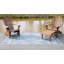 Tapis oriental bleu / gris Cowell-1470664567