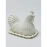 August Grove Ceramic Butter Dish