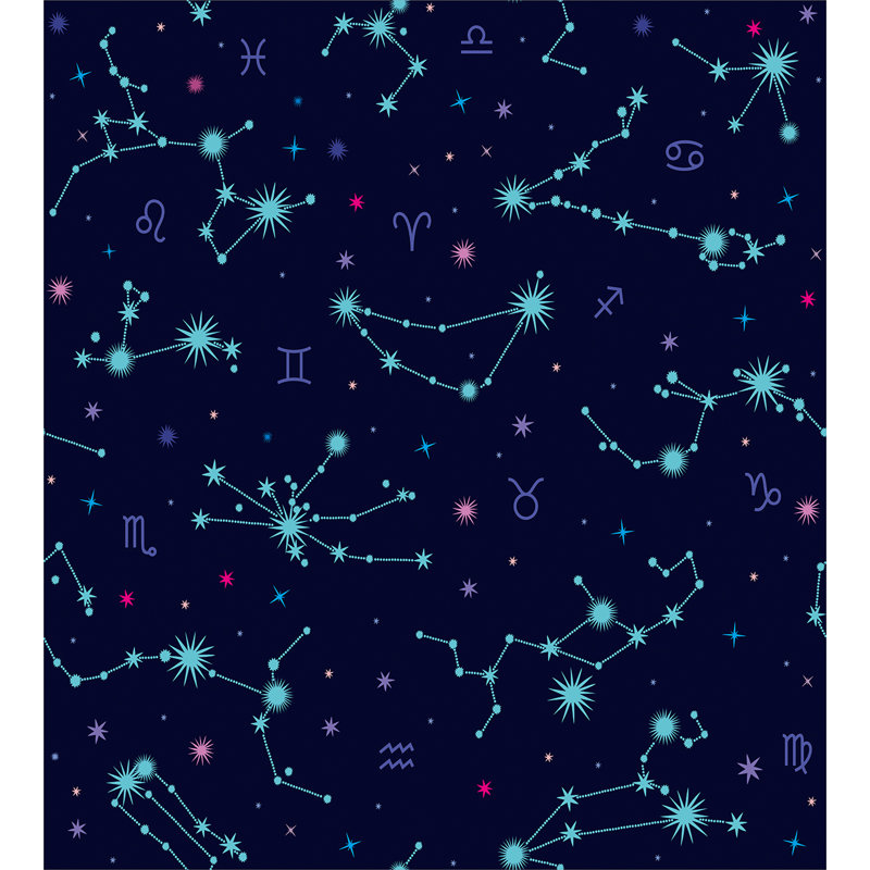 Ensemble de housse de couette astrologie, Très grand