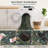 Vintage Botanical Bird-Print Machine-Washable Low-Pile Area Rug with Non-Slip Backing-2024413407